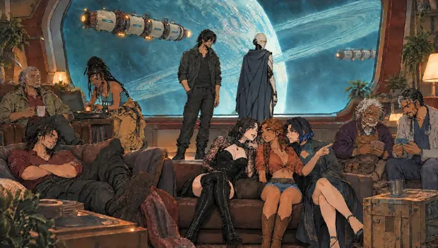 Bad Orbit observation deck concept art